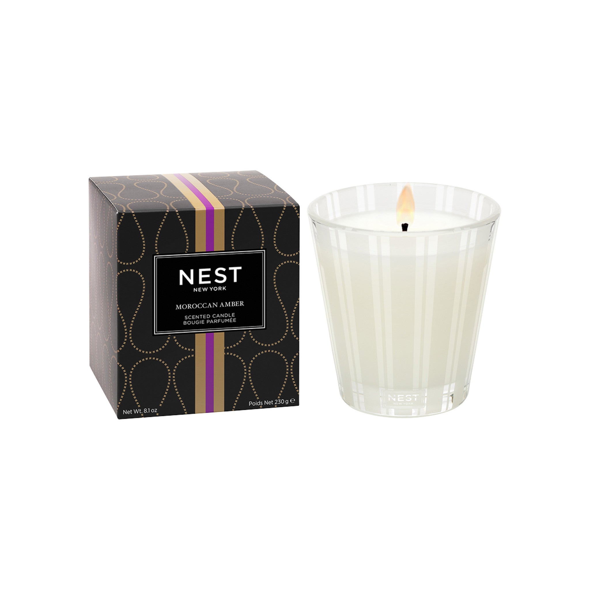 Nest Moroccan Amber Candle Size variant: 8.1 oz (Classic) main image.