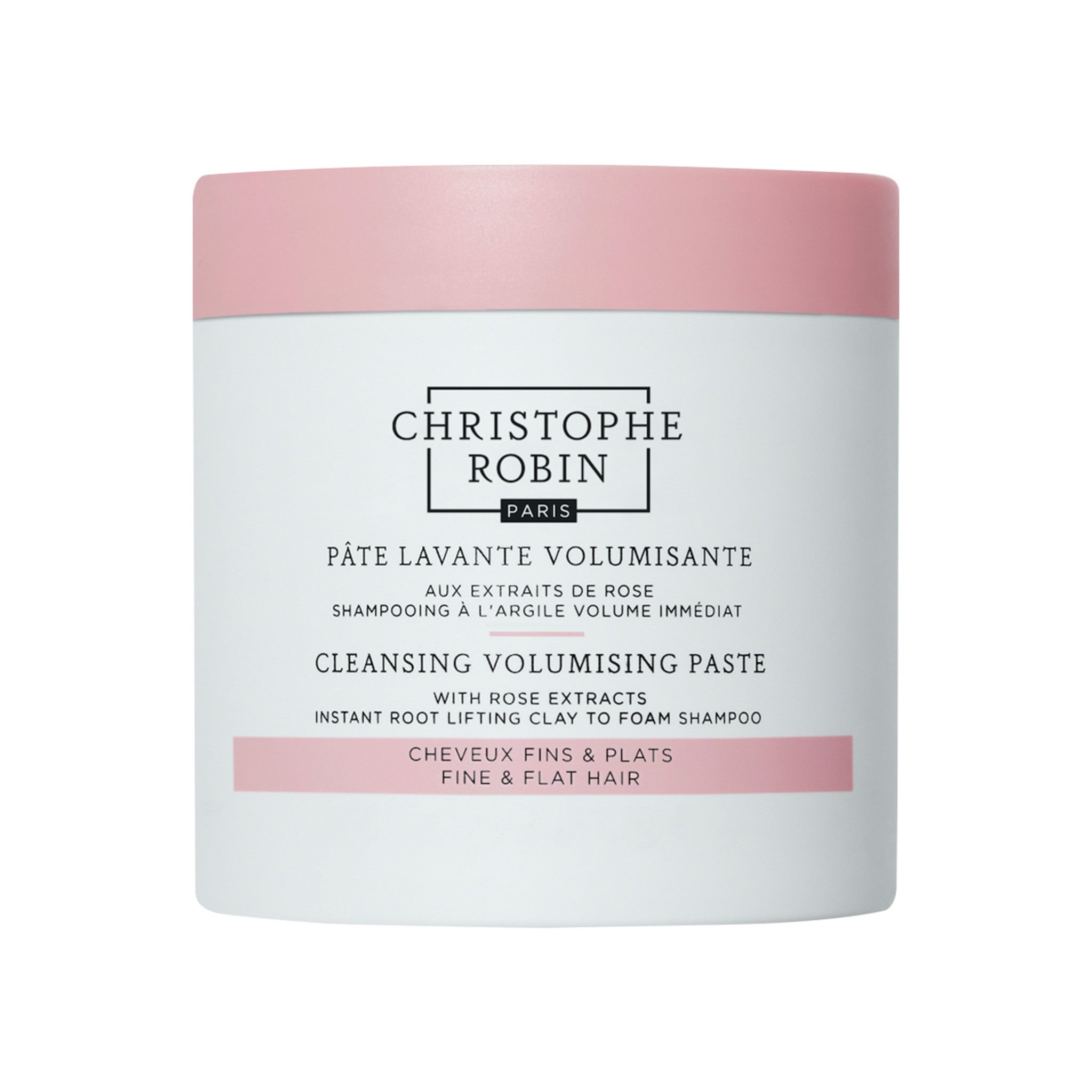 Christophe Robin Cleansing Volumizing Paste With Pure Rassoul Clay And Rose Extracts Size variant: 8.4 fl oz | 250 ml main image.