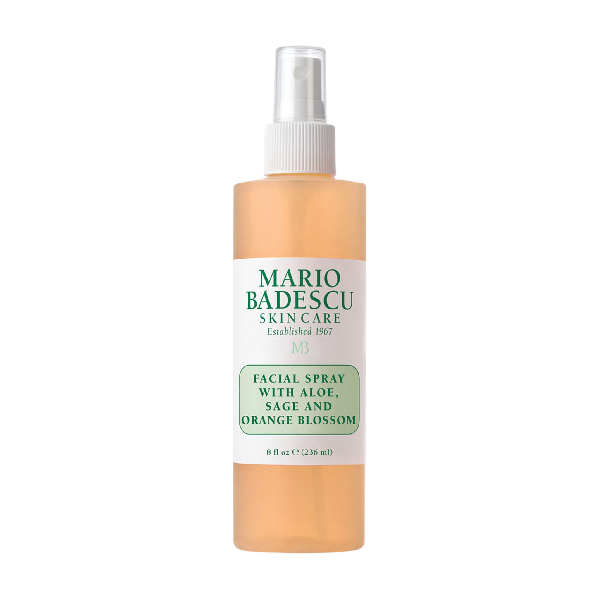 Mario Badescu Facial Spray With Aloe, Sage and Orange Blossom Size variant: 8oz main image.