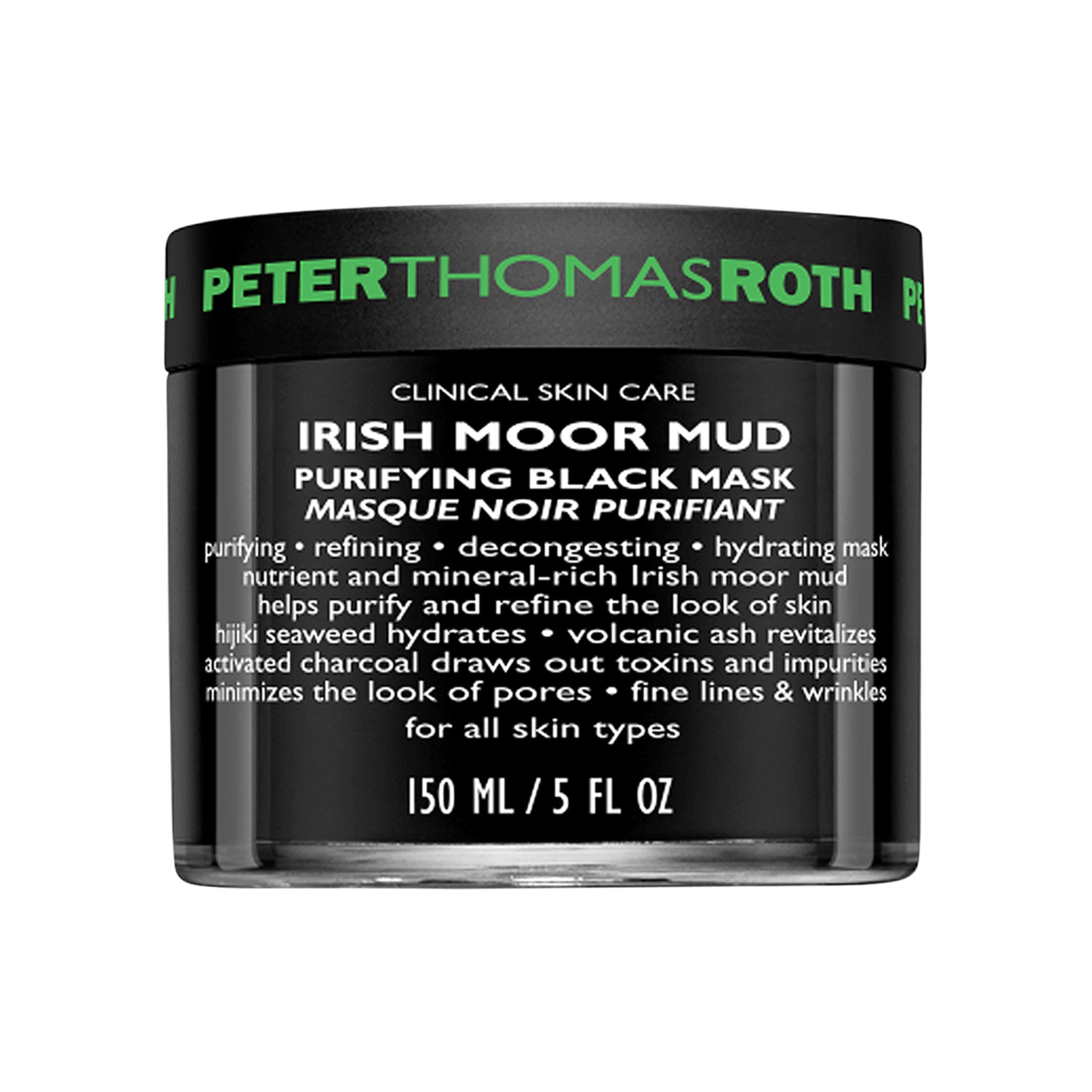 Peter Thomas Roth Irish Moor Mud Purifying Black Mask main image.