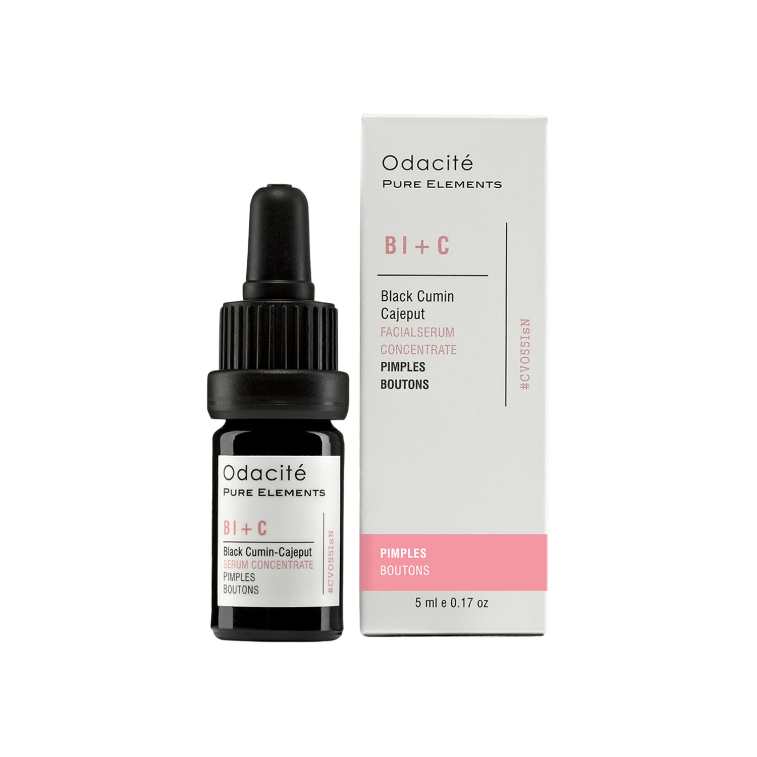 Odacité Black Cumin and Cajeput Serum Concentrate box image.